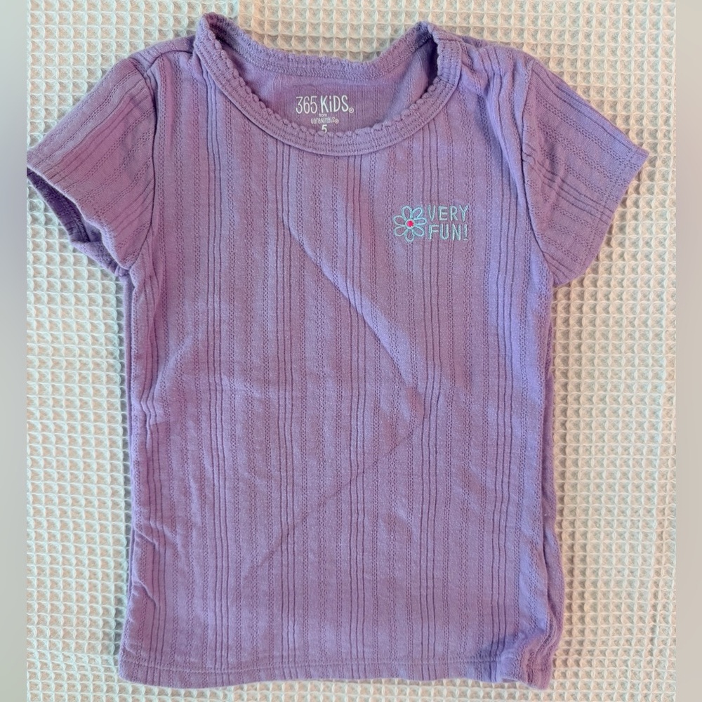 365 Kids Lavender Short Sleeve Tee